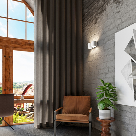 Aplique ORBIS 2 blanco + 2x bombilla LED G9 4000K Fría 4,5W 530lm