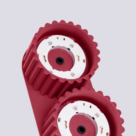 Lámpara de techo AURA 2 burdeos Gx53