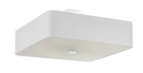 Plafond LOKKO 55 blanco + 5x Bombilla LED E27 3000K Cálida 7,5W 620lm