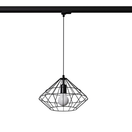 UMBERTO lámpara colgante negro E27 3000K 7.5W 620lm