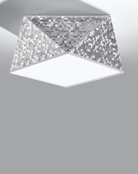 Plafond HEXA 25 CEKIN + 1x bombilla LED E27 3000K Cálida 7,5W 620lm