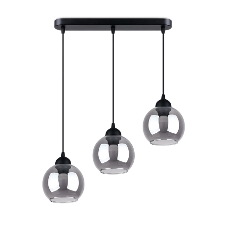 Lámpara colgante ALINO 3 negro