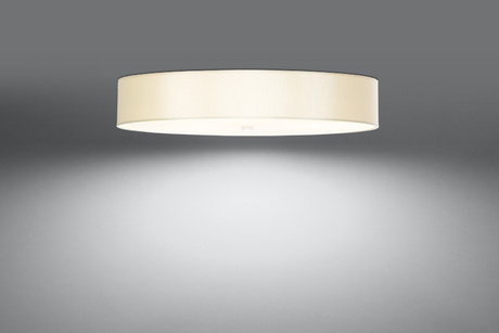 Plafond SKALA 80 blanco + 6x Bombilla LED E27 4000K Fría 7,5W 650lm