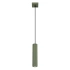 Lámpara colgante KARBON 1 verde oliva