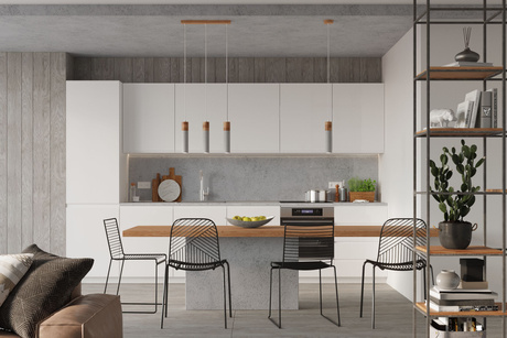 ZANE 1 lámpara colgante gris + 1x bombilla LED GU-10 4000K Fría 7W 630lm