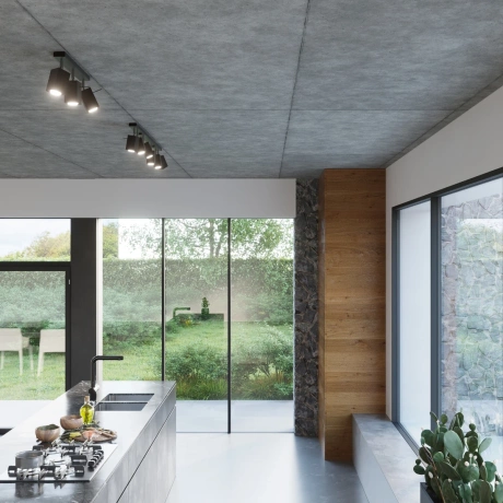 Lámpara de techo MERIDA 2 negra