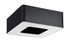 URANO 60 lámpara de araña negro + 8x LED bombilla E27 3000K Cálido 7.5W 620lm