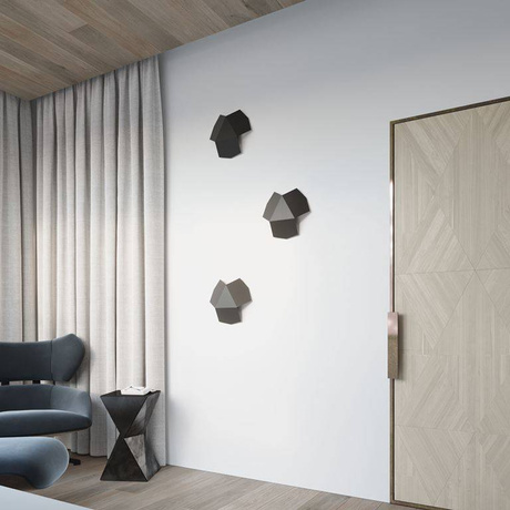 Aplique TRE negro + 2x bombilla LED G9 3000K Warm 4.5W 510lm