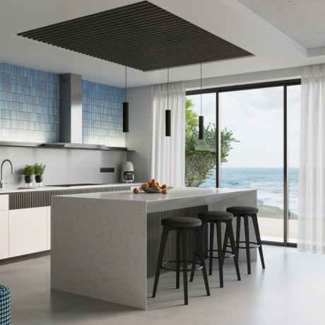 Lámpara de techo KARBON 60 negra