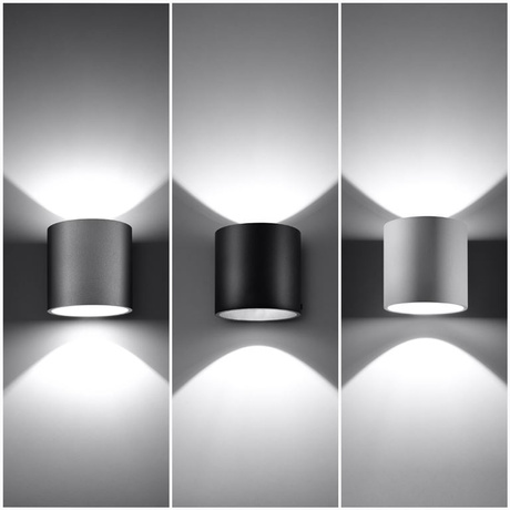 Aplique ORBIS gris + 1x bombilla LED G9 3000K Warm 4.5W 510lm