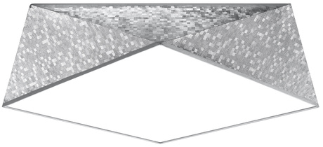 Plafond HEXA 45 CEKIN + 3x Bombilla LED E27 4000K Fría 7,5W 650lm