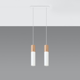 Lámpara colgante PABLO 2 blanco