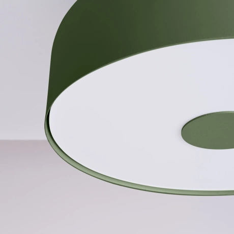 Lámpara de techo OMIQ verde oliva