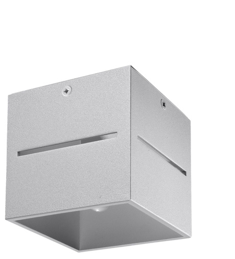 Plafond LOBO gris + 1x bombilla LED G9 3000K Warm 4.5W 510lm