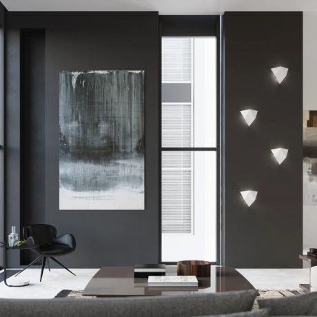 Aplique SOLIDO blanco