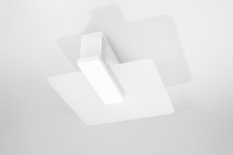 Plafond LAPPO blanco + 2x bombilla LED E27 4000K Fría 7,5W 650lm