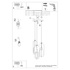 Lámpara colgante NICUS 3P blanca + 3x bombilla LED E27 3000K Cálida 7,5W 620lm