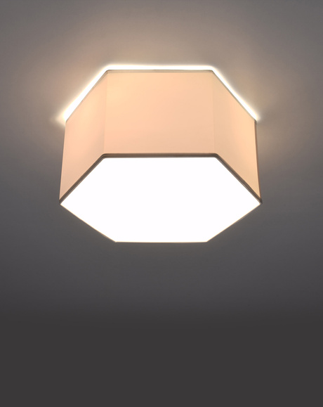 Plafond SUNDE 15 blanco + 2x bombilla LED E27 3000K Cálida 7,5W 620lm