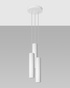 LAGOS 3P lámpara colgante blanco 3x LED bombilla GU-10 3000K Cálido 7W 620lm