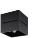 Plafond LOBO negro + 1x bombilla LED G9 3000K Warm 4.5W 510lm