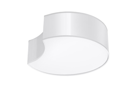 Plafond CIRCLE 1 blanco + 2x bombilla LED E27 3000K Cálido 7,5W 620lm
