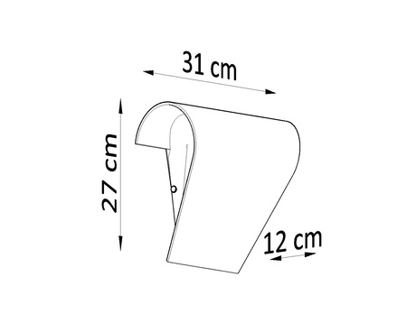 Aplique CLINO 2 + 2x bombilla LED E27 3000K Cálida 7,5W 620lm