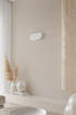 Aplique SACCON blanco + 2x bombilla LED G9 4000K Fría 4,5W 530lm
