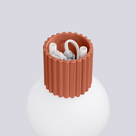 Aplique HALO rojo ocra IP44