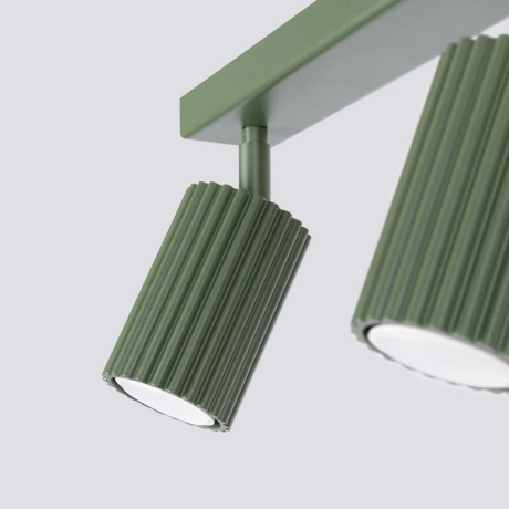 Lámpara de techo KARBON 2 verde oliva