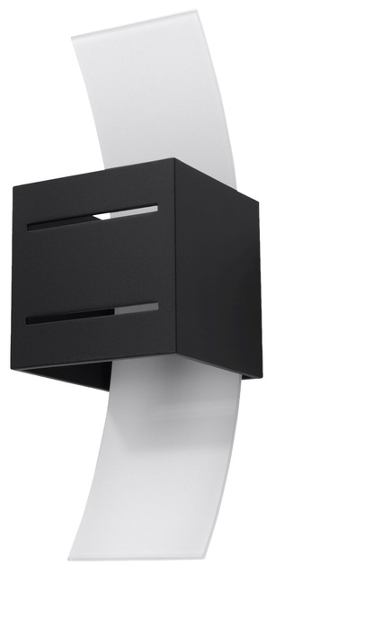 Aplique LORETO negro + 1x bombilla LED G9 4000K Fría 4,5W 530lm