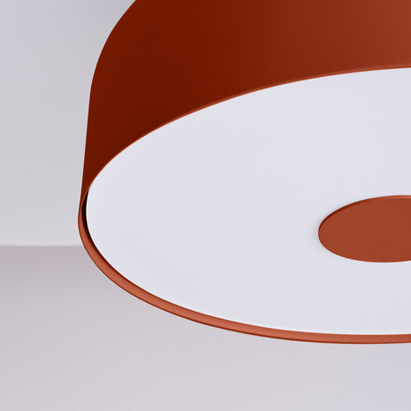 Lámpara de techo OMIQ rojo ocre