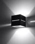 Aplique LOBO negro + 1x bombilla LED G9 3000K Warm 4.5W 510lm