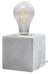 ARIZ lámpara de escritorio de hormigón + 1x bombilla LED E27 3000K Warm 7.5W 620lm