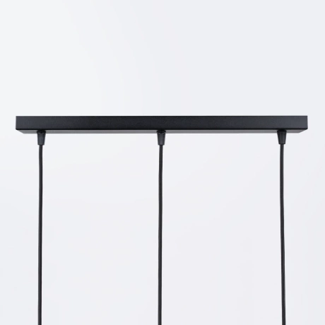 Lámpara colgante BRINA 3L negra