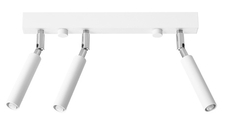 Plafond EYETECH 3 blanco + 3x Bombilla LED G9 4000K Fría 4,5W 530lm