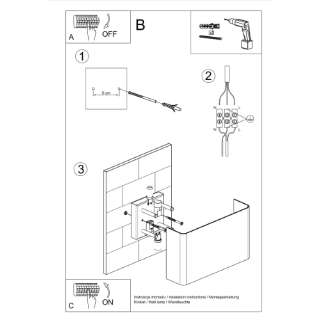 Lámpara de pared COPERTURA