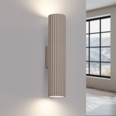 Lámpara de pared KARBON 30 taupe