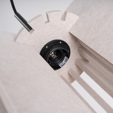 Lámpara colgante MULA 27 beige