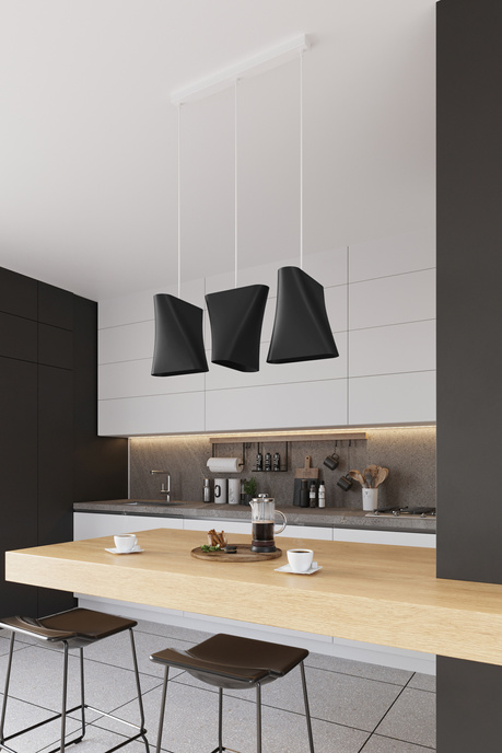 Lámpara BLUM 1 negro + 1x bombilla LED E27 4000K Fría 7,5W 650lm