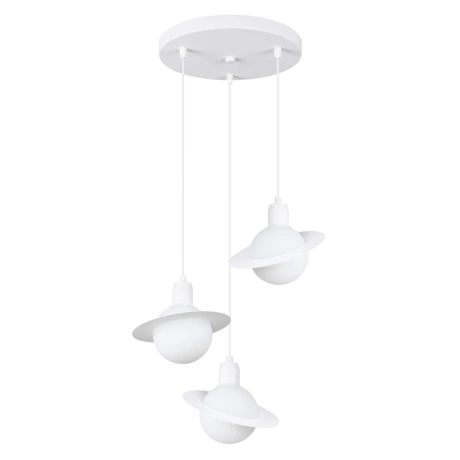 Lámpara colgante HYPERION 1 blanco