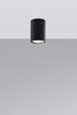 Plafond LAGOS 10 negro + 1x bombilla LED GU-10 4000K Fría 7W 630lm