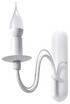 Aplique MINERWA blanco + 1x bombilla LED E14 3000K Cálida 7,5W 620lm