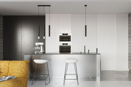 WEZYR 1 lámpara colgante negra + 1x bombilla LED G9 3000K Cálida 4,5W 510lm