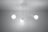 Lámpara de araña SUPEŁ 3 blanco + 3x bombilla LED E27 3000K Cálido 7,5W 620lm