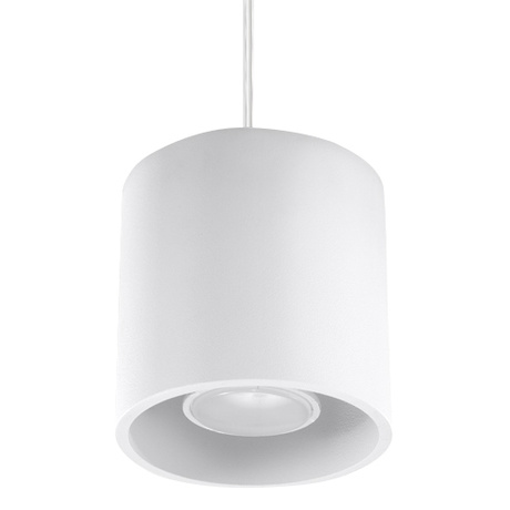Lámpara colgante ORBIS 1 blanco + 1x bombilla LED GU-10 4000K Fría 7W 630lm