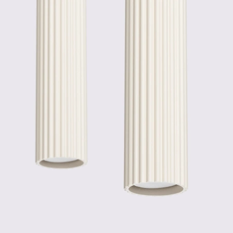 Lámpara colgante KARBON 2 beige