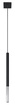 Lámpara colgante MOZAICA 1 negro/cromo + 1x bombilla LED G9 4000K Fría 4,5W 530lm