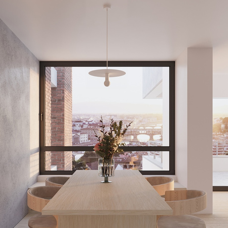 FLAVIO lámpara colgante blanco + 1x bombilla LED E27 3000K Cálido 7,5W 620lm