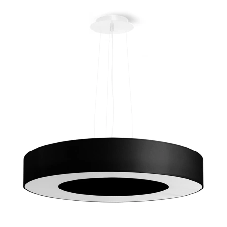 Lámpara SATURNO SLIM 50 negra