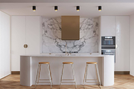 Plafond NESI negro + 1x bombilla LED GU-10 4000K Fría 7W 530lm